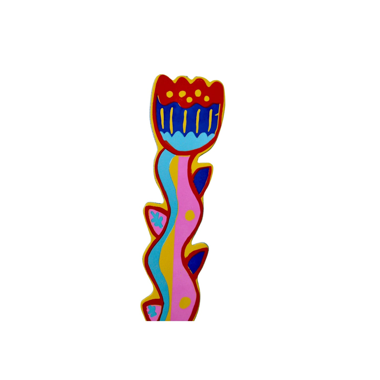 Tulip Bookmark - Yellow