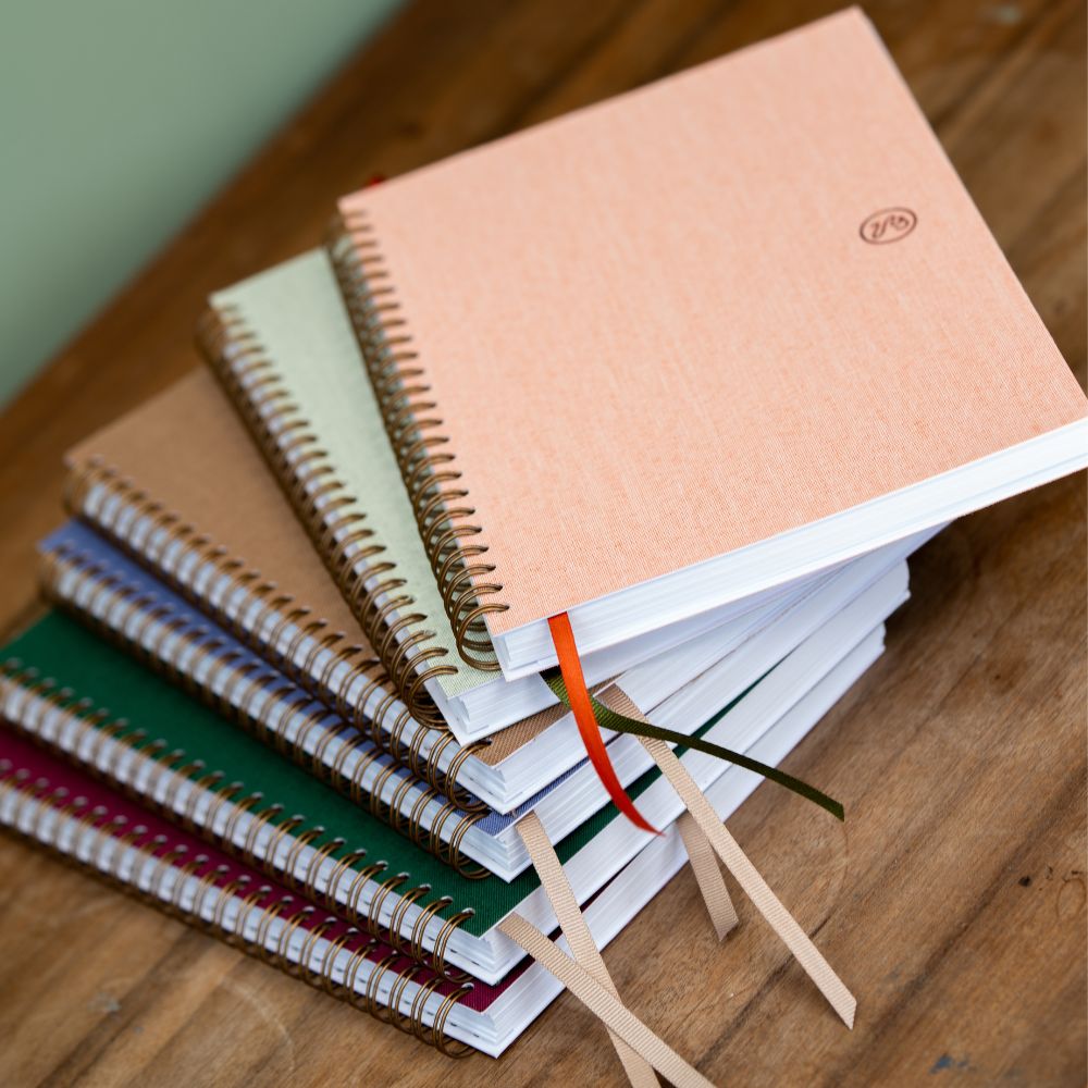 Wiro Notebooks in Bookcloth