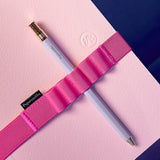 A5 Notebook Band - Raspberry