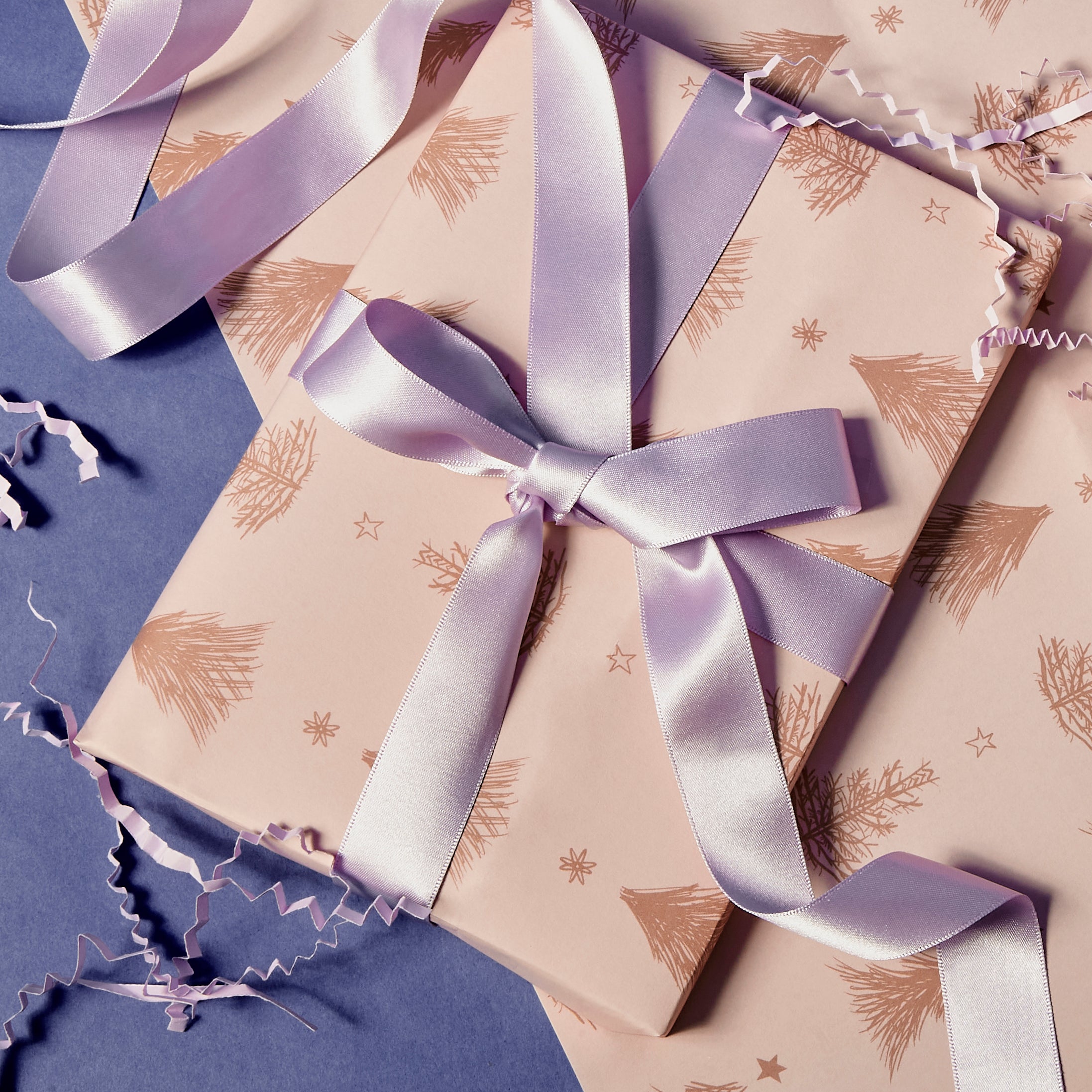Pink Christmas Gift Wrap Set 