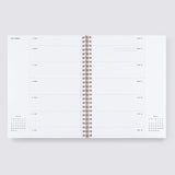 2024-2025 Academic Weekly Grid Planner - Hunter Green
