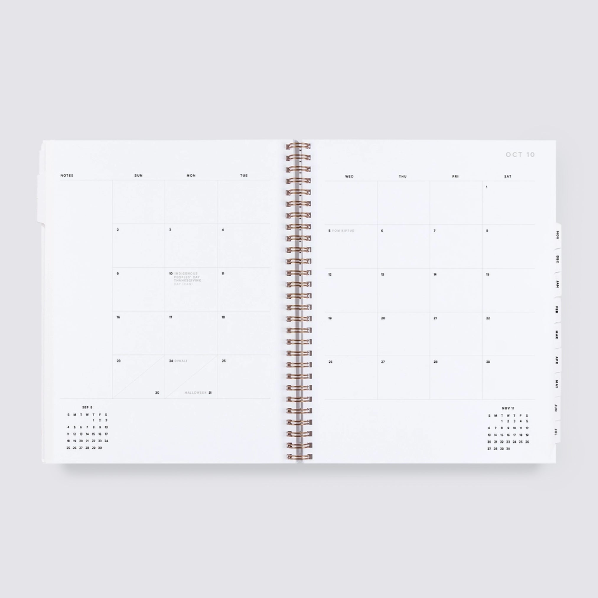 Academic Year Task Planner light Blue