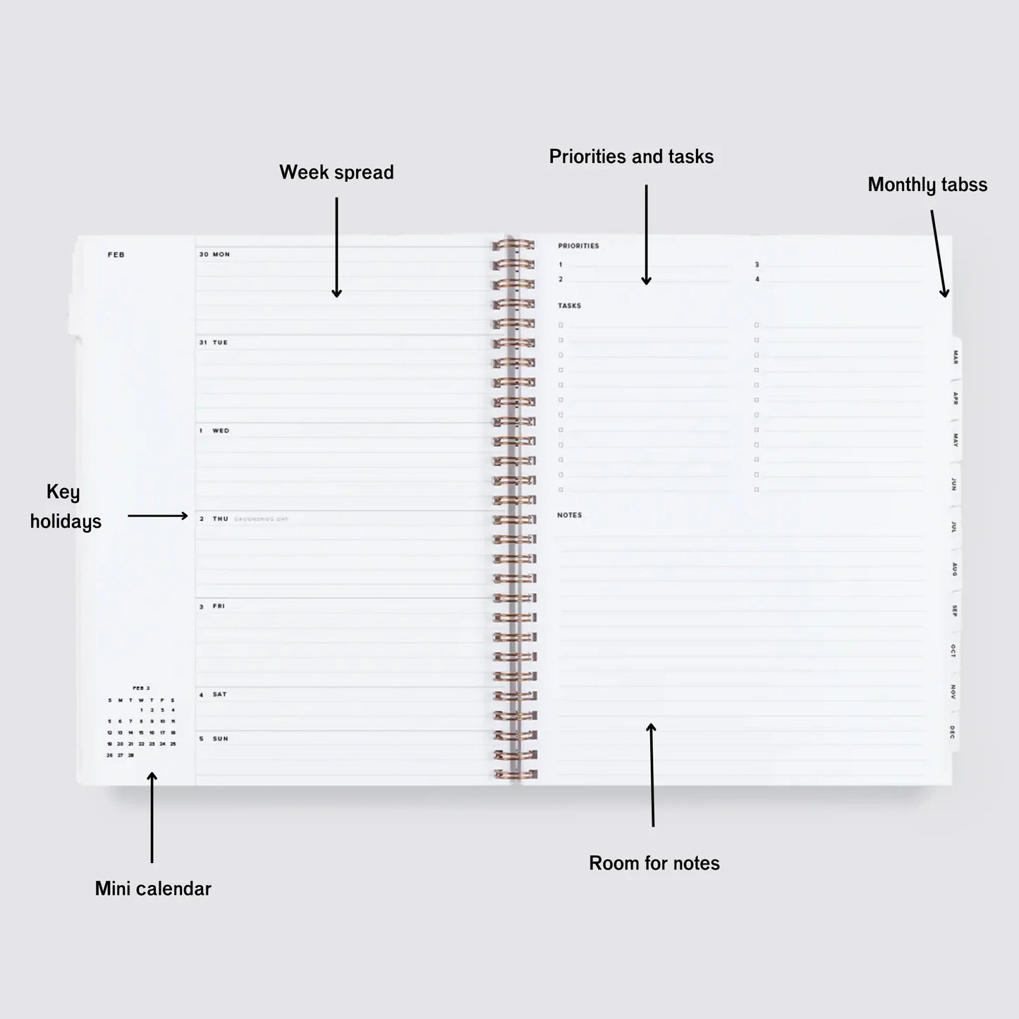 2024 - 2025 Year Task Planner
