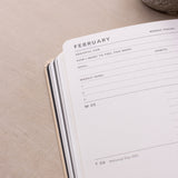 2024 Weekly Spread Diary - Sand