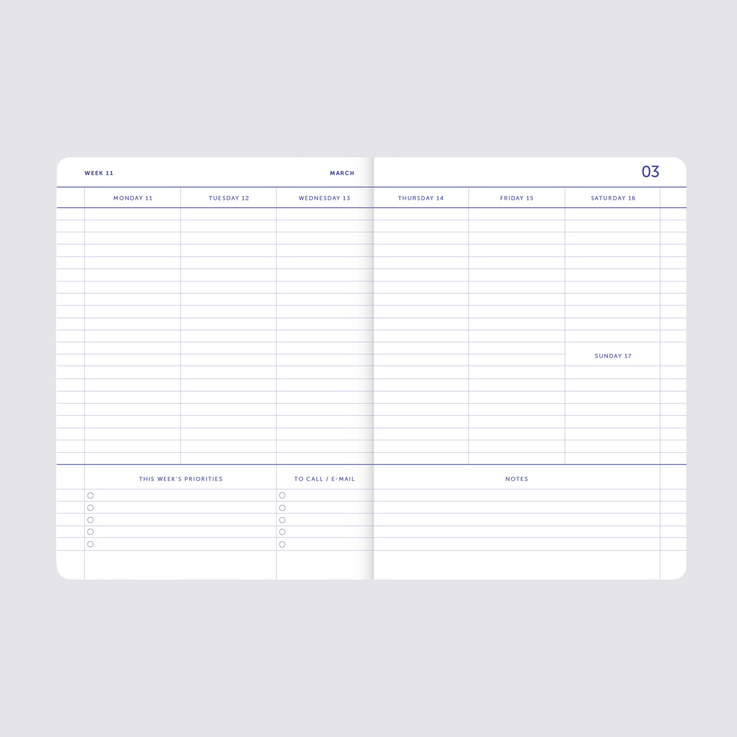 My Journal Weekly Diary 2024 - Mint Green
