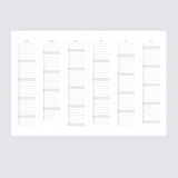 2024 Klasyk Weekly Diary - Eucalyptus