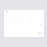 2024 Klasyk Weekly Diary - Lilac
