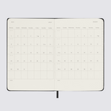 hardcover moleskine diary black