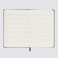 hardcover moleskine diary black