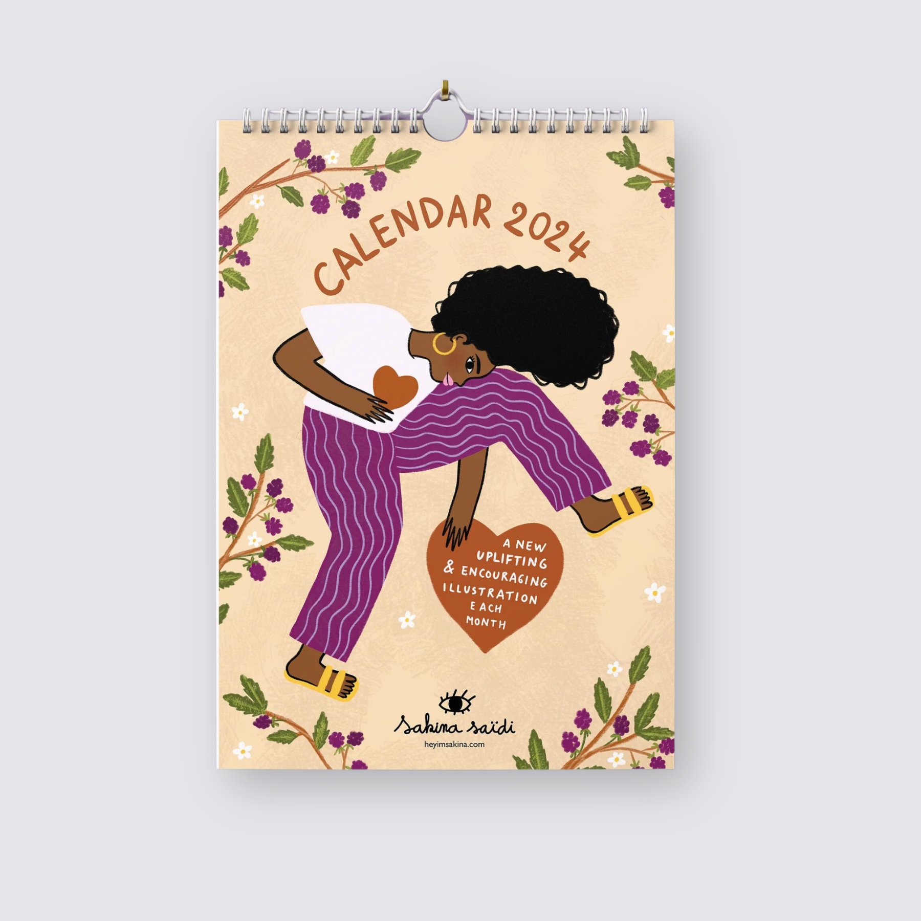 illustrated calendar 2024