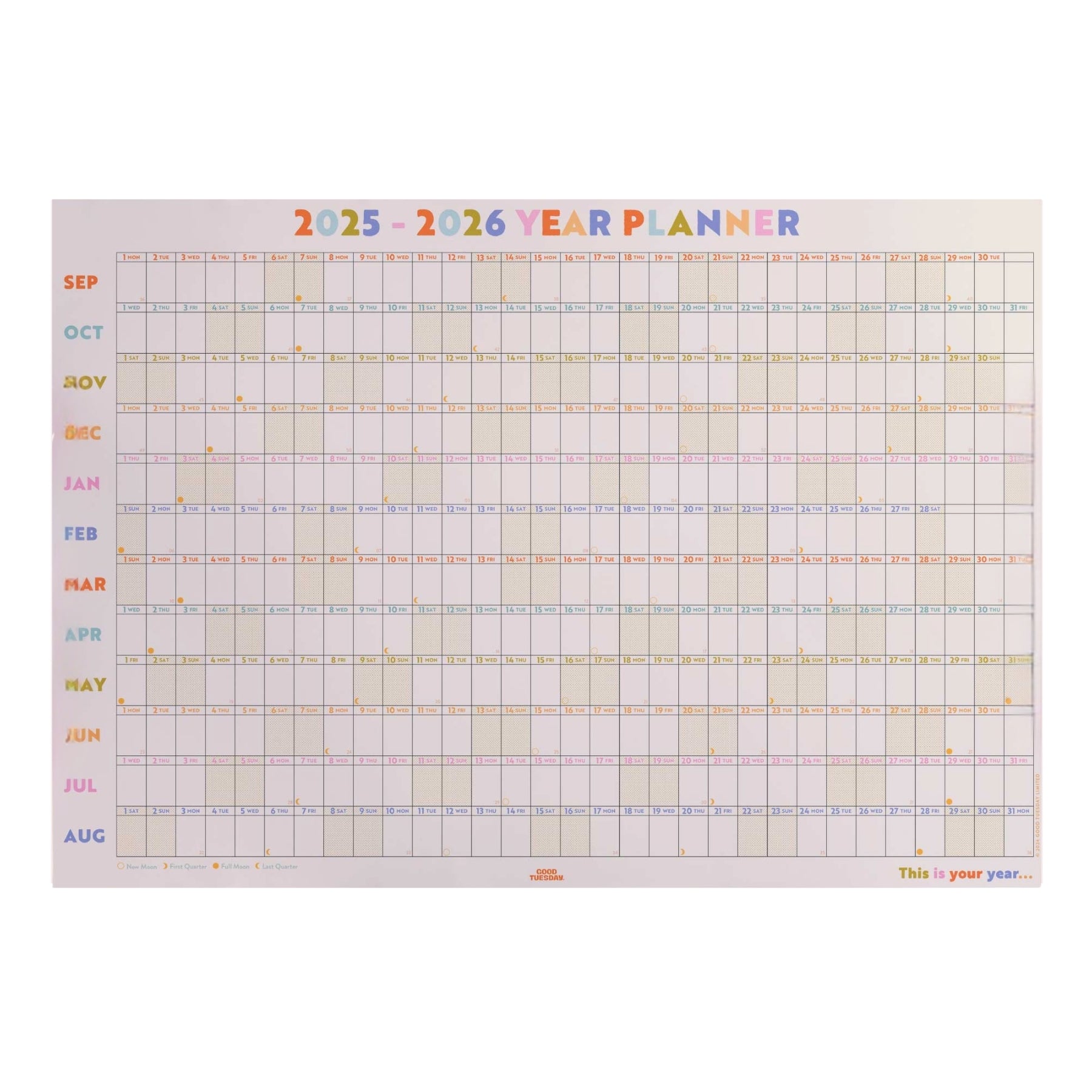 Year Planner 25 - 26