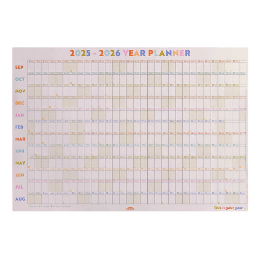 2025-2026 This Is The Year Academic Wall Planner