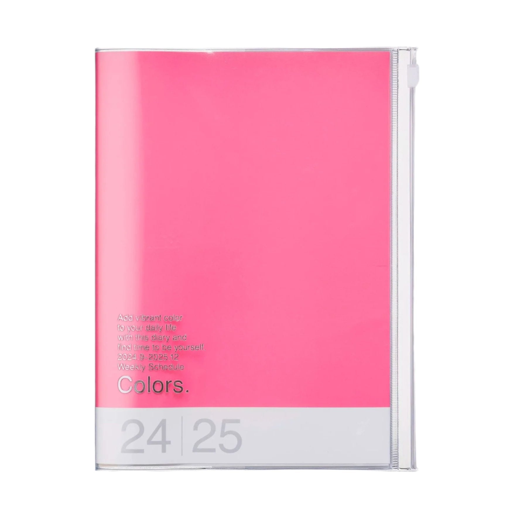 2025 Marks Weekly A5 Diary Pink