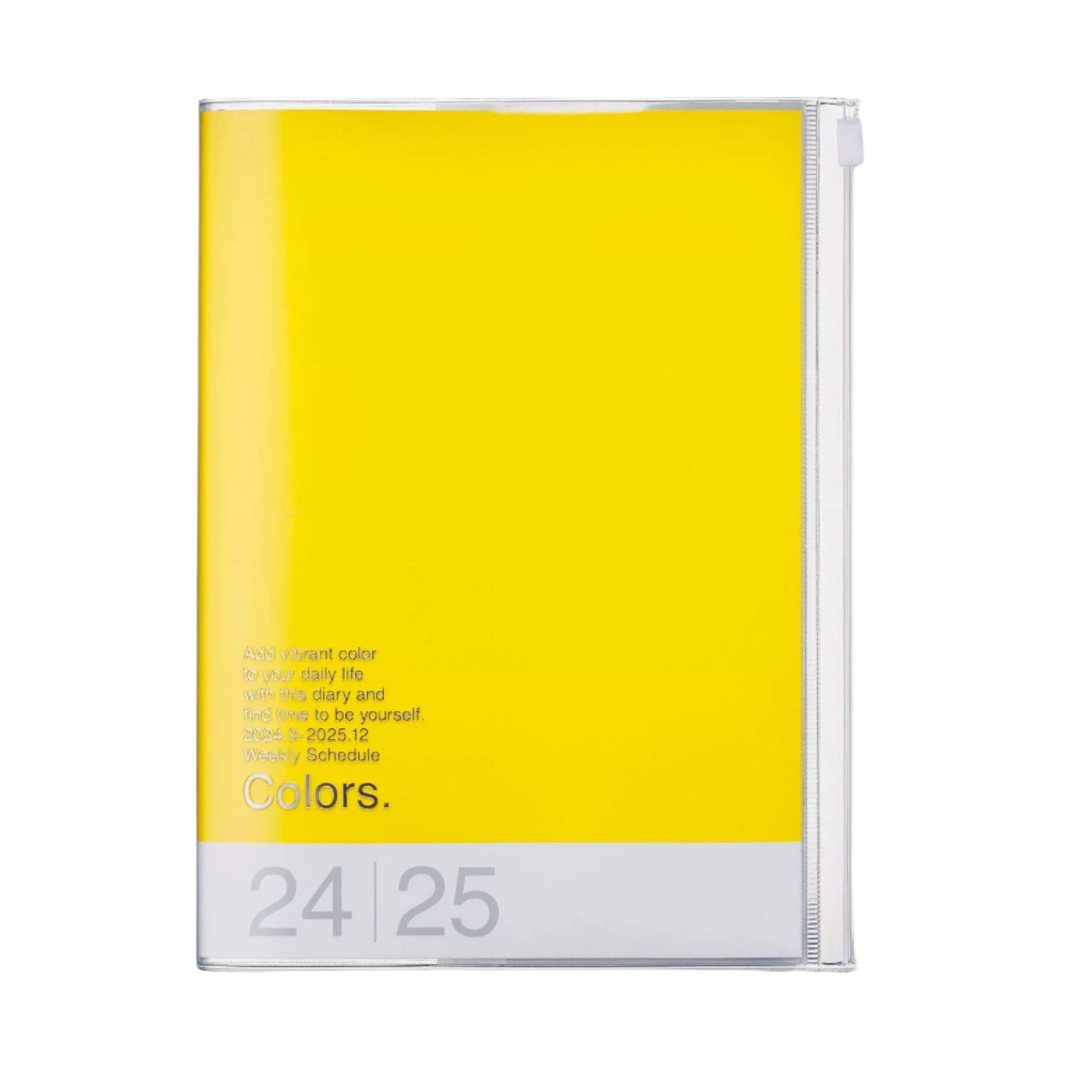 2025 Marks Weekly A5 Diary Yellow