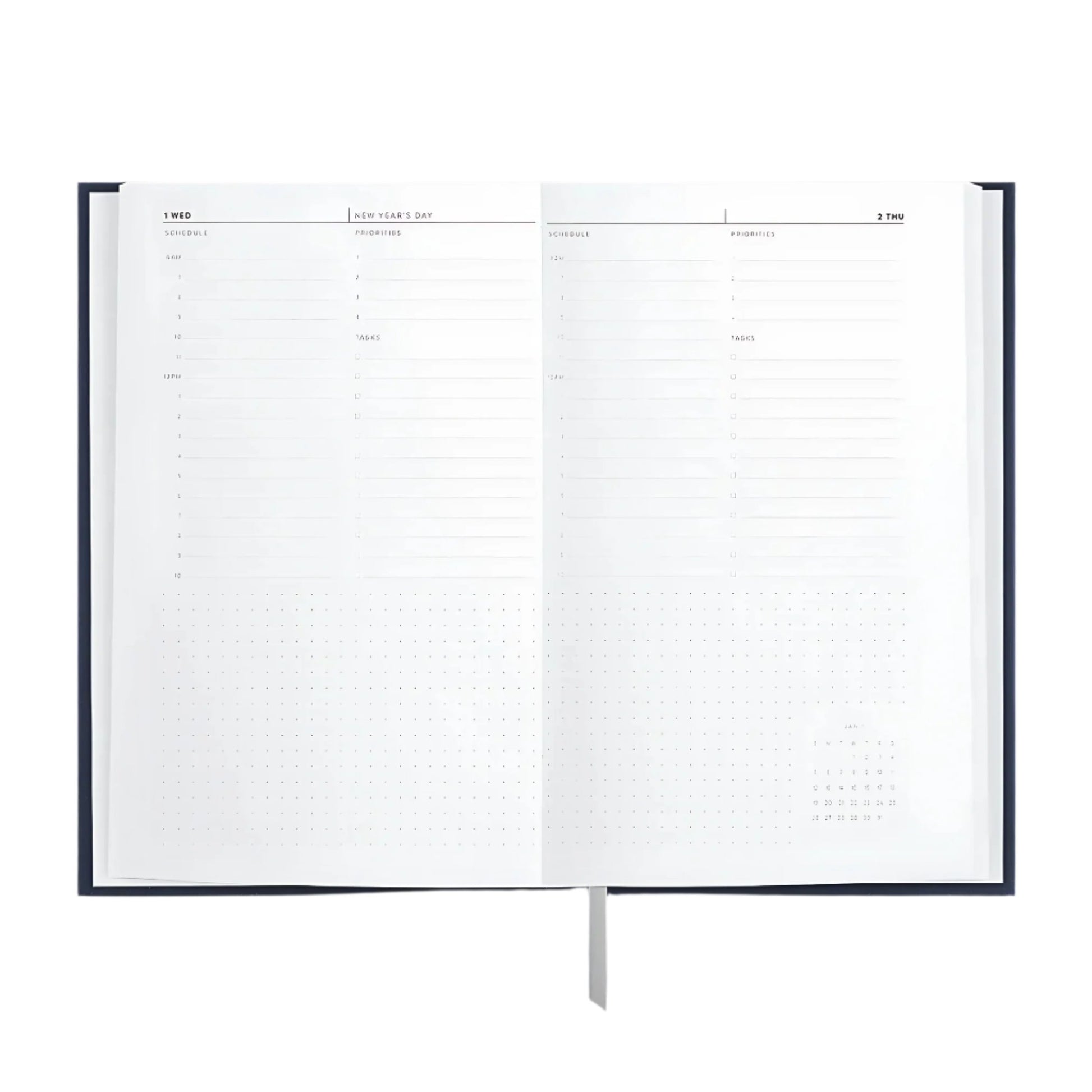 2025 Daily Planner - Fern Green