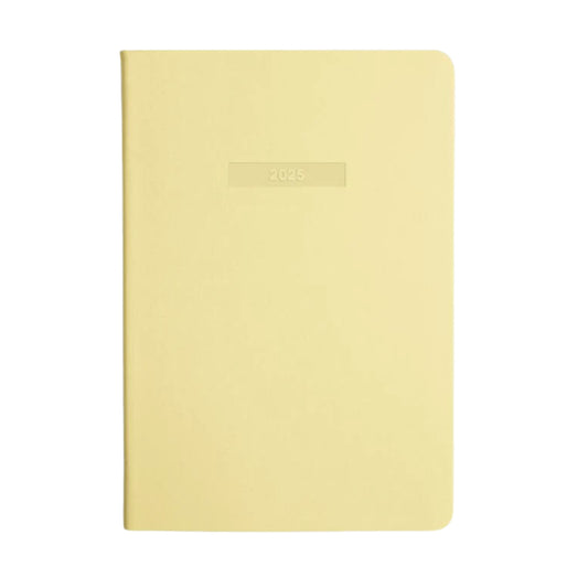 2025 A5 Weekly Notes Diary - Lemon