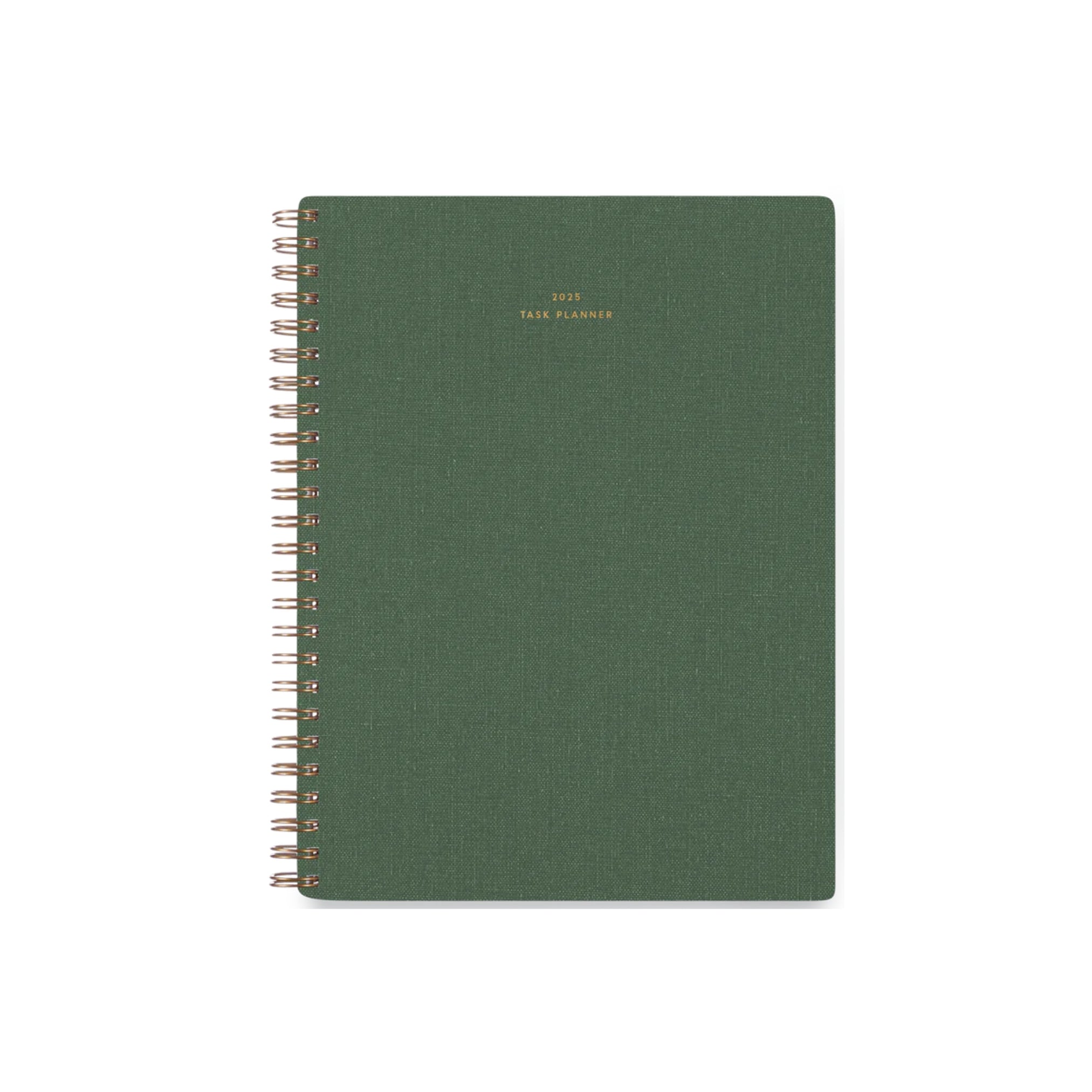 dark green 2025 compact size task planner