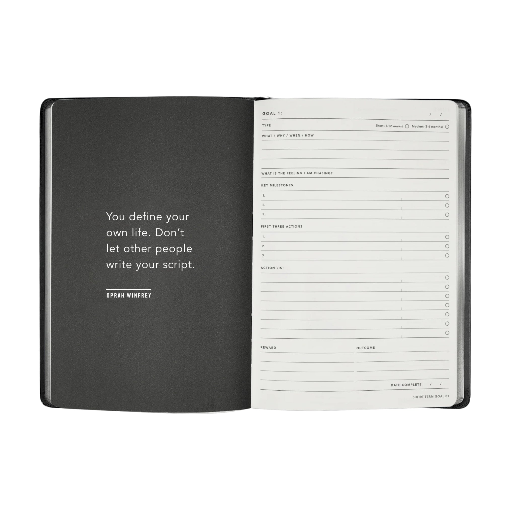 double page spread weekly diary 2025