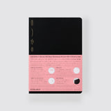 365 Days Ruled Notebook - Black / A5