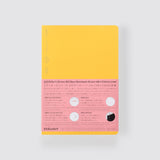 365 Days Ruled Notebook - Yellow / A5