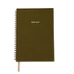 Green planner with '2026-2027' on a white background