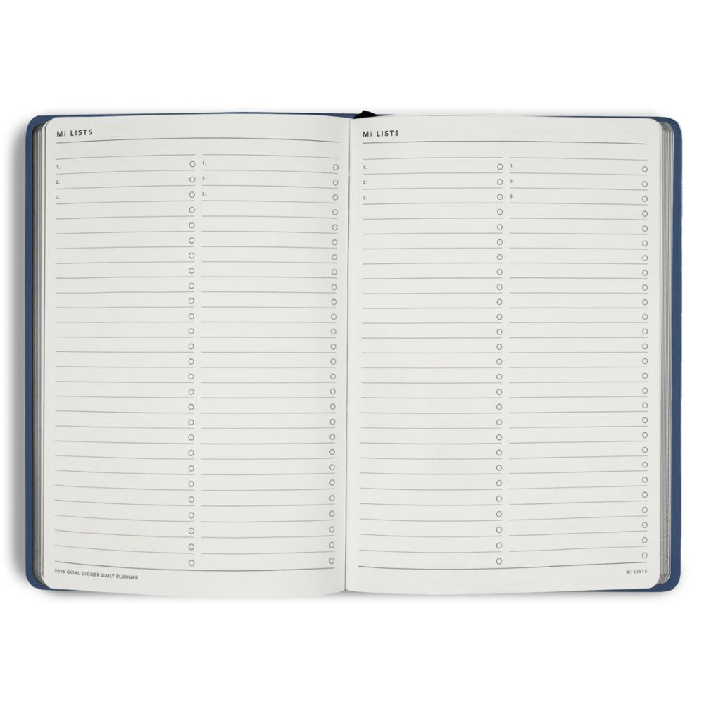 2026 Daily Goal Digger Planner - B5 / Element Blue