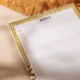 5 column family calendar 2024 large
