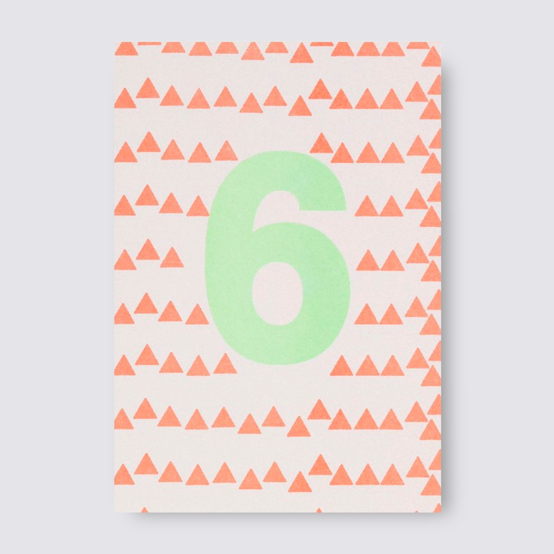 6th birthday card