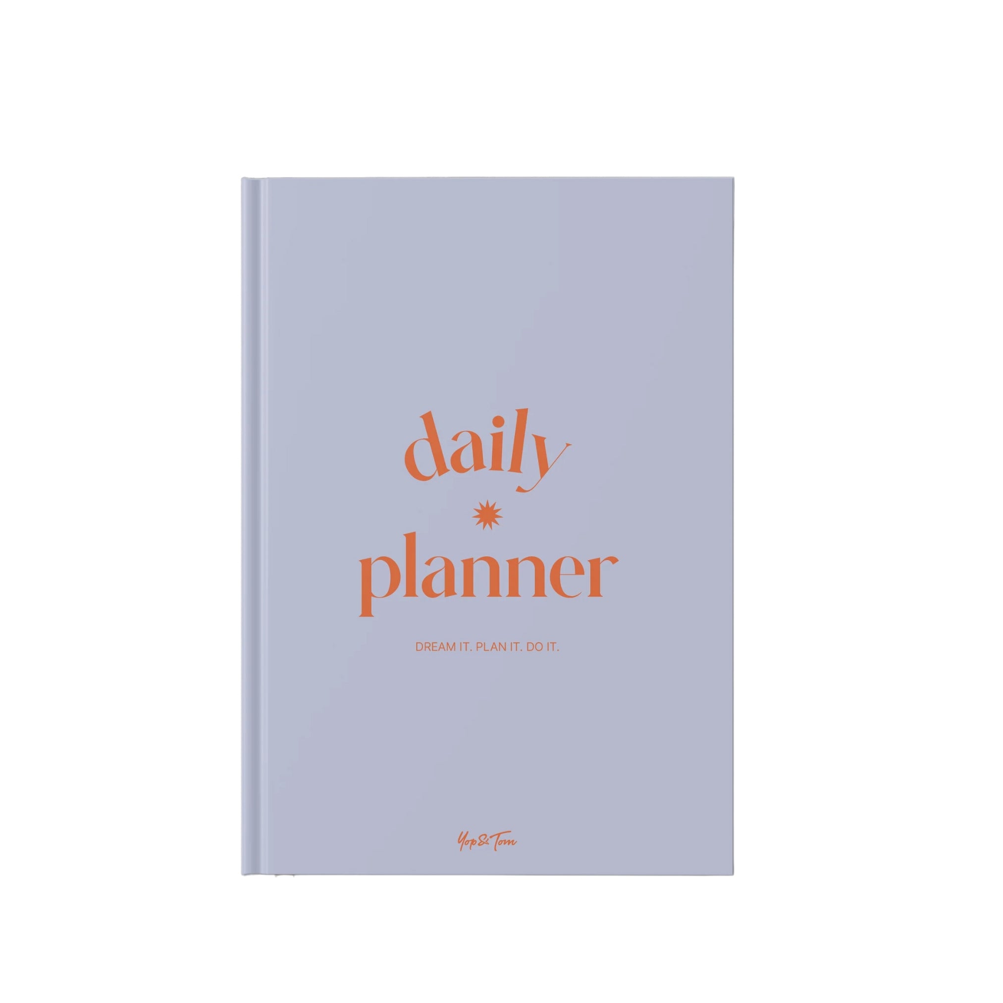 A5 Daily Planner in Purple and orange
