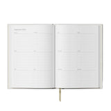 hardcover diary with important dates