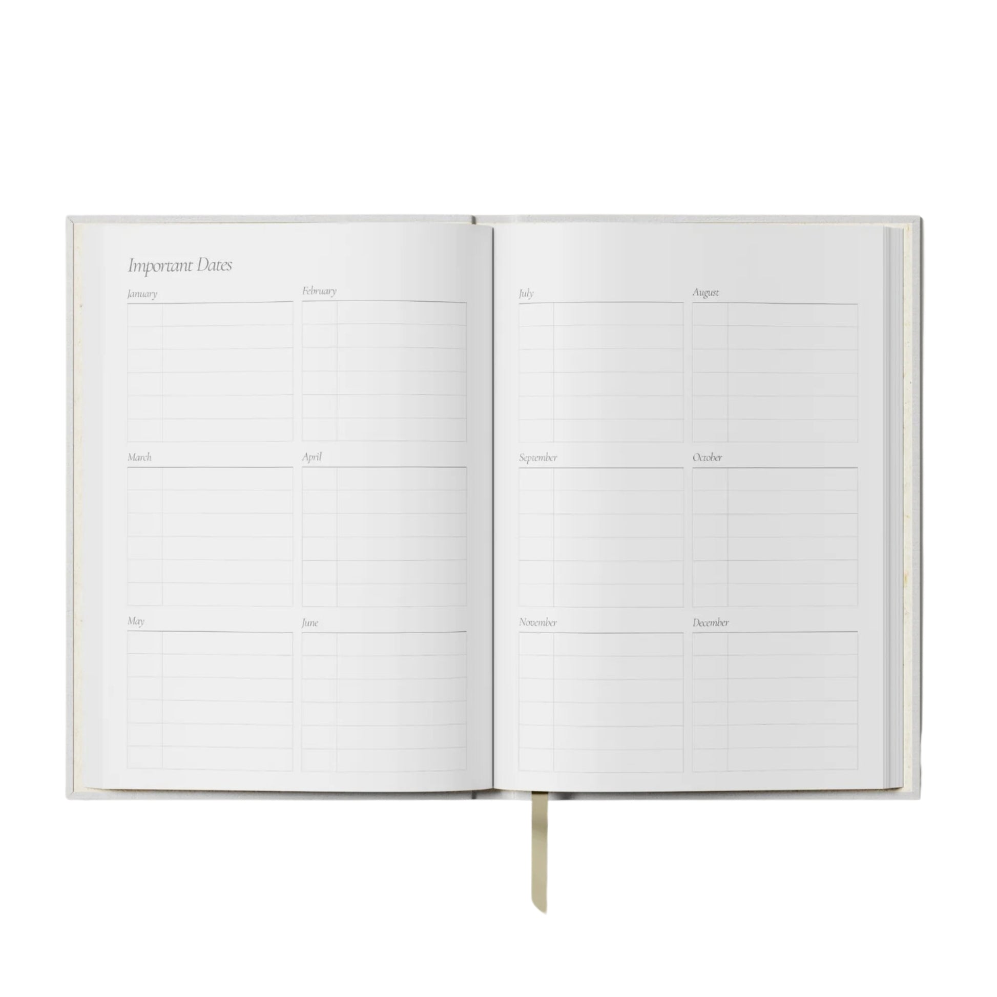 Undated Daily Planner -  Botanical