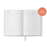 Undated Daily Planner -  Purple and Orange