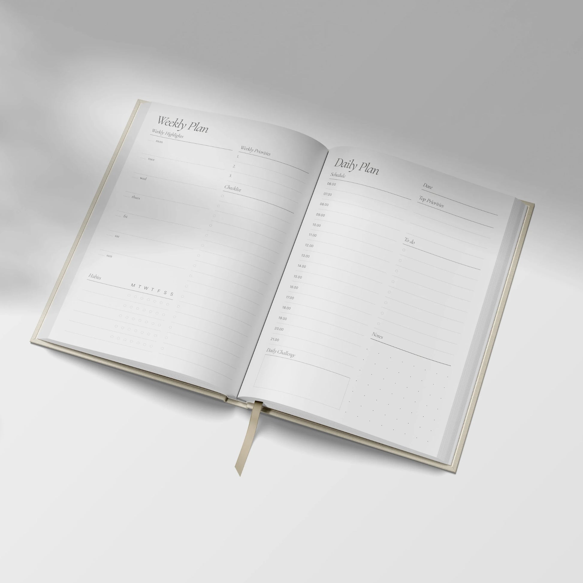 Undated Daily Planner -  Botanical
