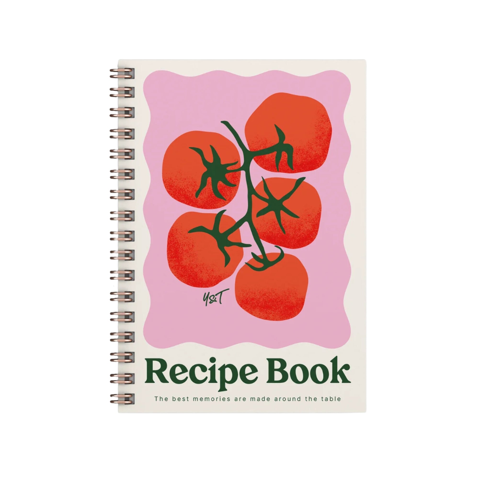 A5 Recipe Journal with Tomato Cover