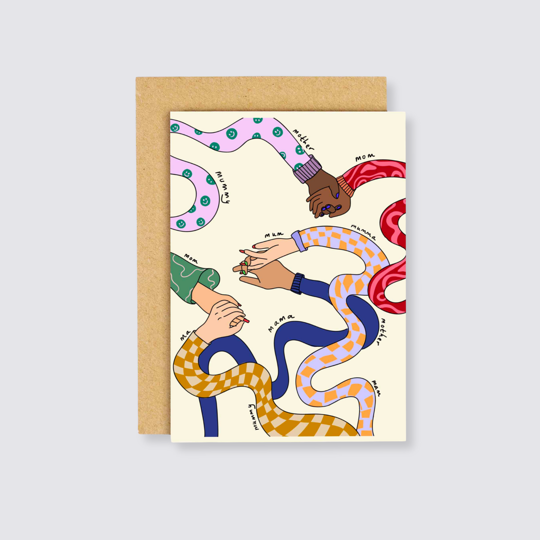 All the mums card