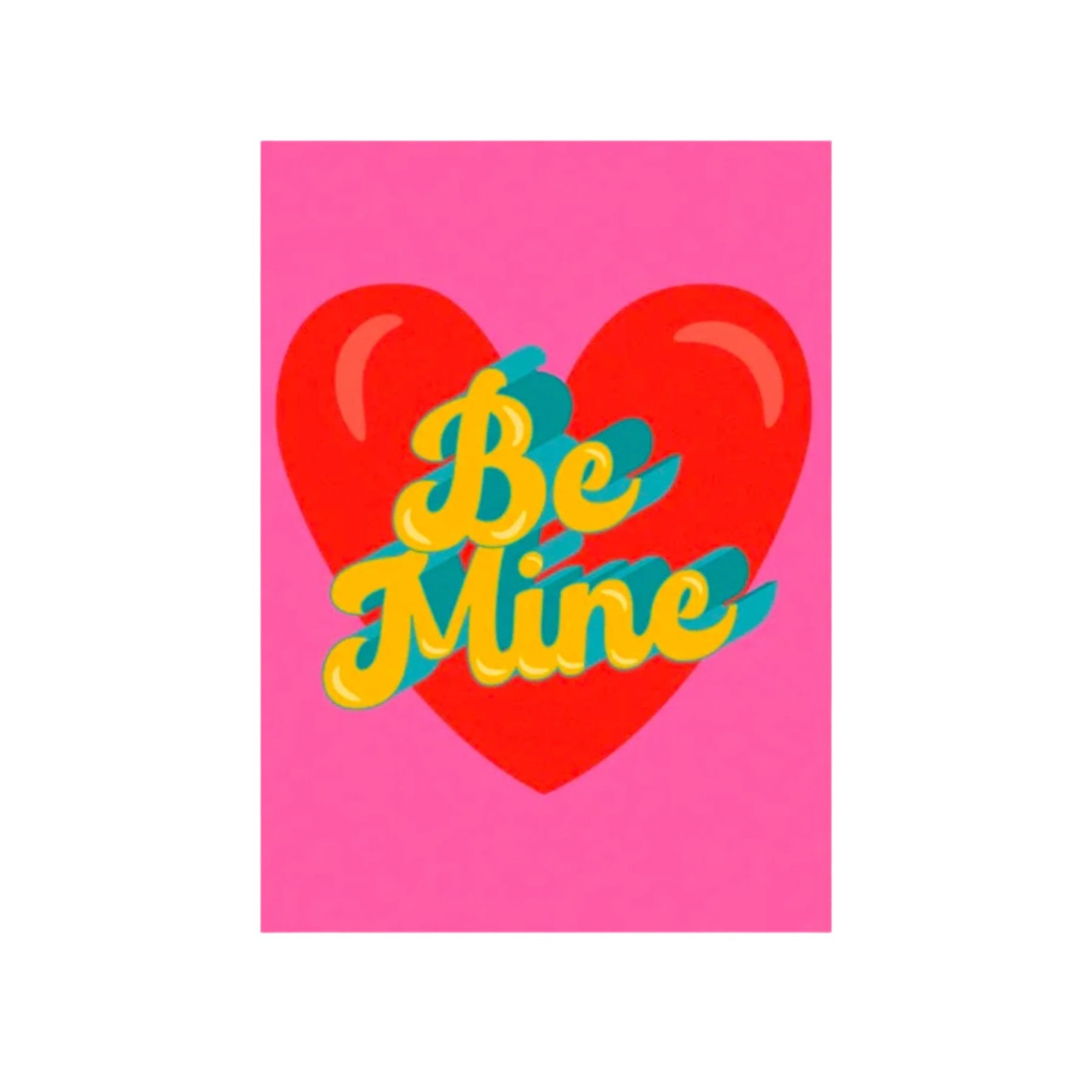 Me Mine Valentines Card