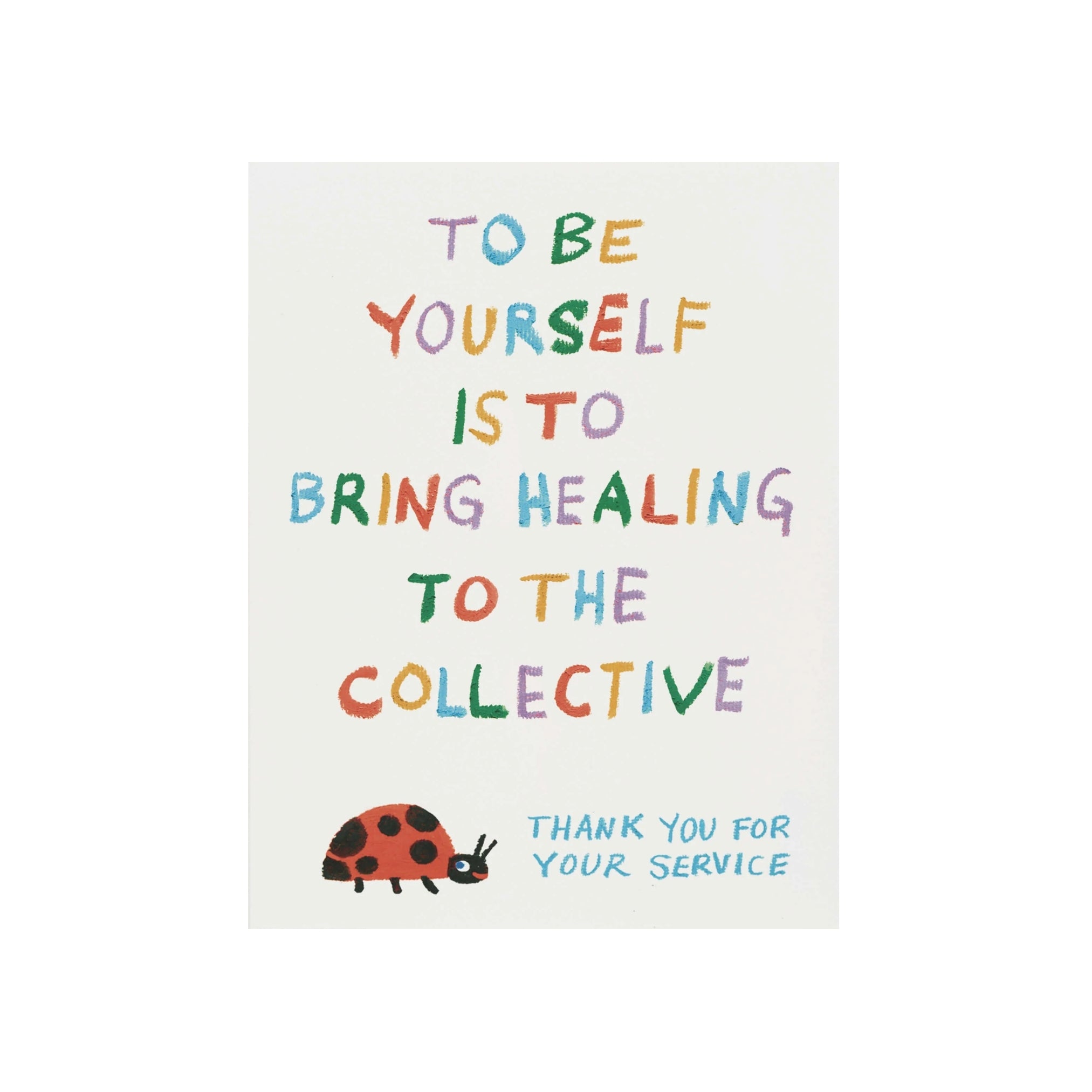 Be yourself card