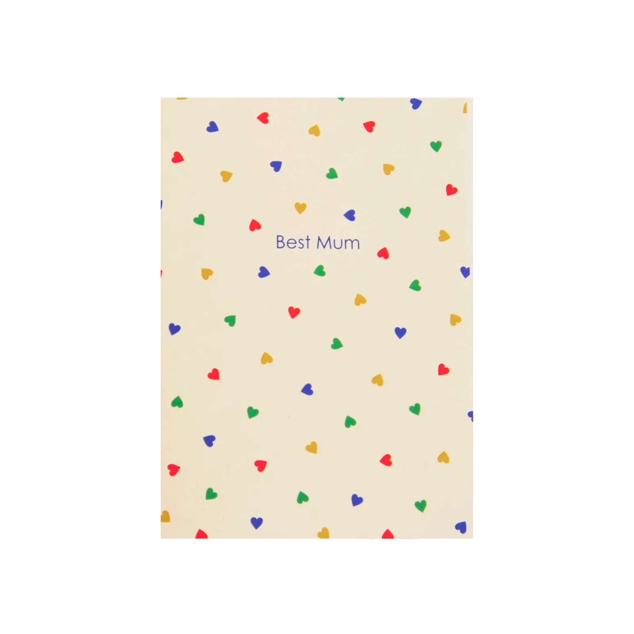 Best Mum Hearts Card