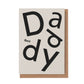 minimalist Best Daddy card