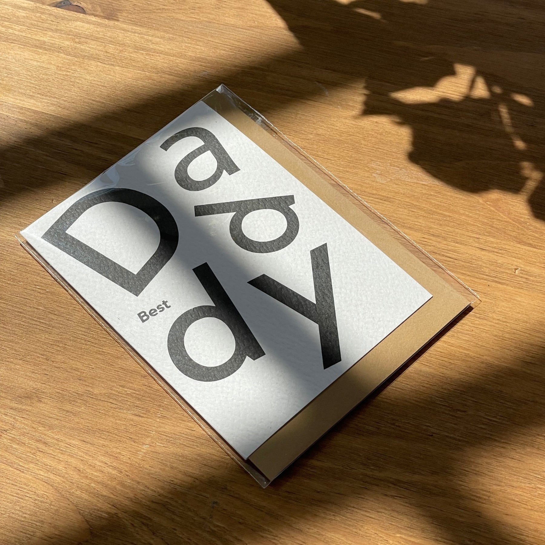Best Daddy Textured Greetings Card