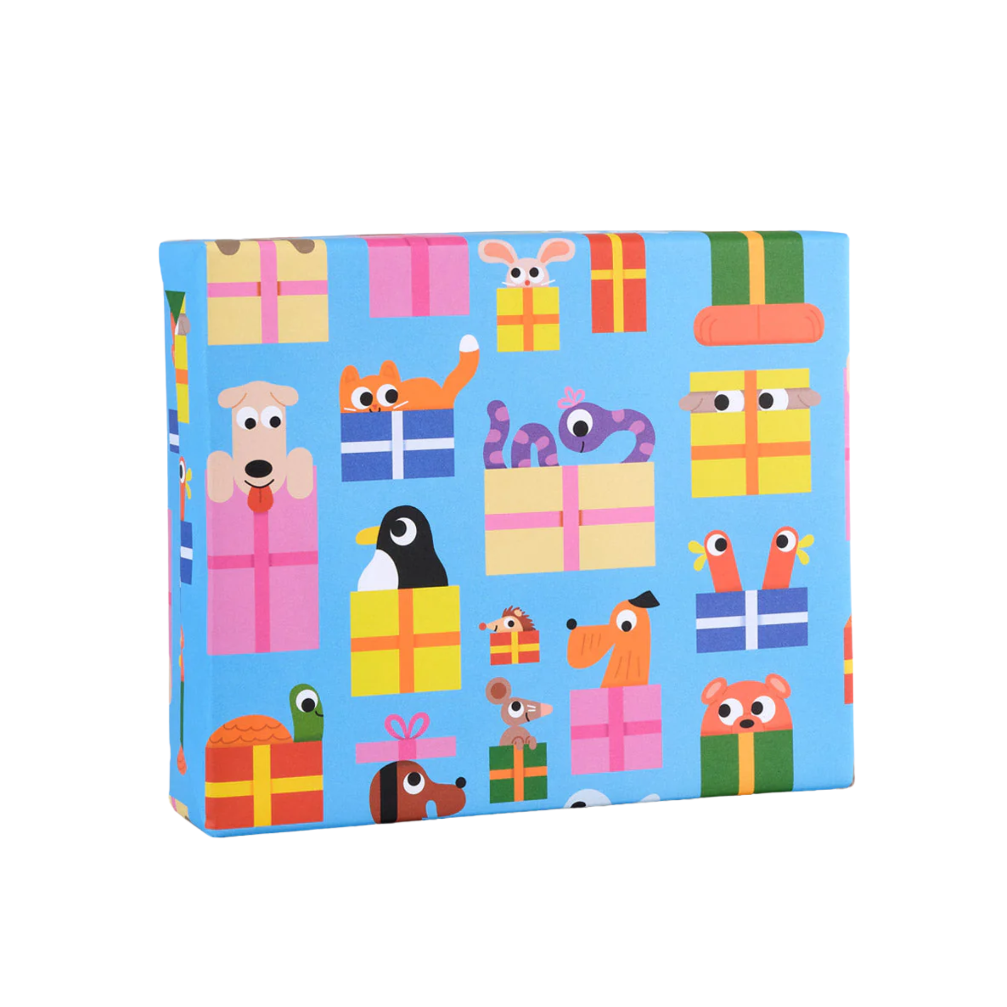 Animals Birthday Gift Wrap Paper 