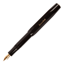 Black fountain pen kaweco sport
