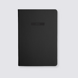 Black 2024 weekly notes diary A5
