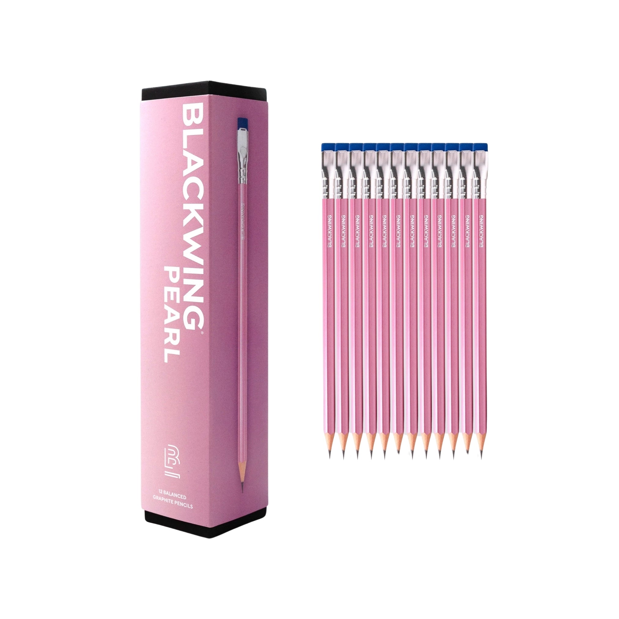 Blackwing Pearlescent Pencils in Pink Set of 12