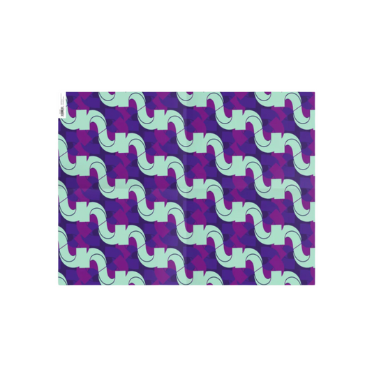 Gift Wrap Sheet - Boho Purple Print
