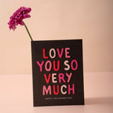 Love You Valentines Card