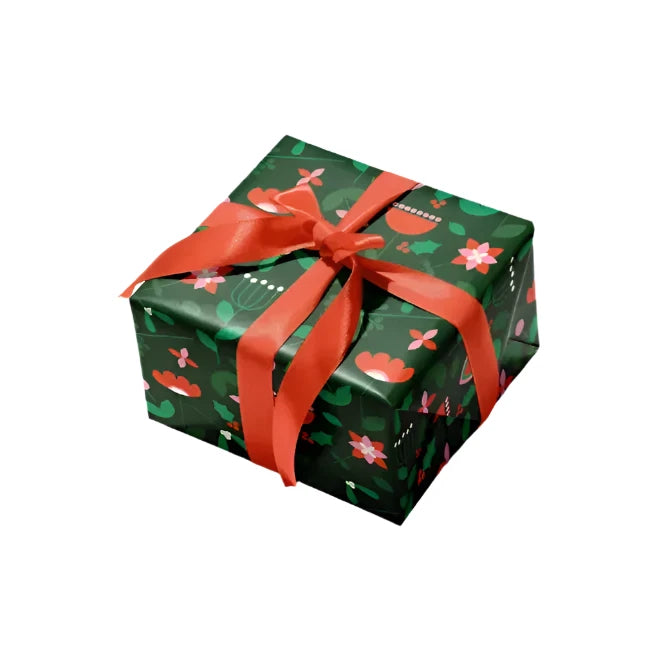 dark green Storigraphic wrapping paper