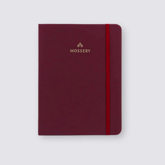 Refillable Wirebound Sketchbook - Burgundy