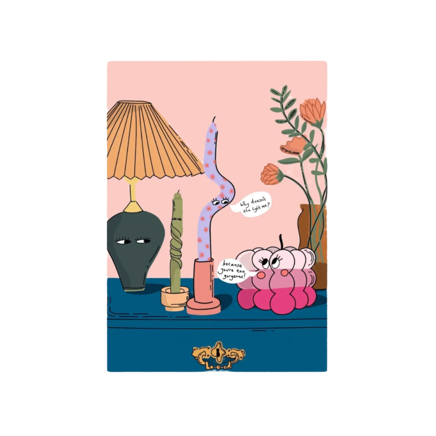 Candles appreciation card