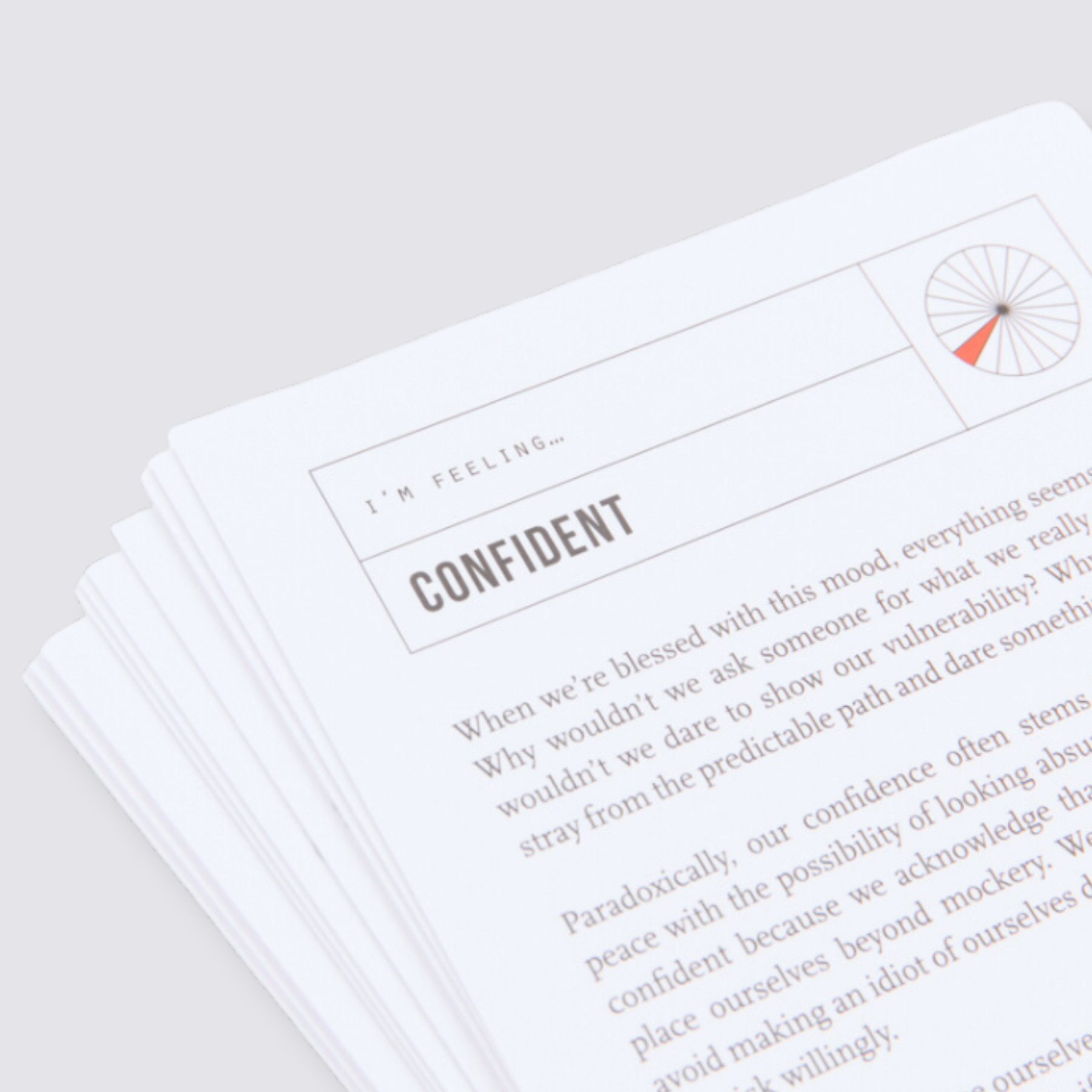 School of Life Emotional Barometer Card Set